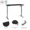 Bestar Bestar Upstand 30” x 60” Standing Desk in deep grey 175869-000032 - alternate 8